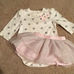 Cat & Jack Onesie and Sparkly Tutu